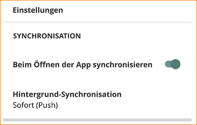 Pocket offline Android Einstellungen