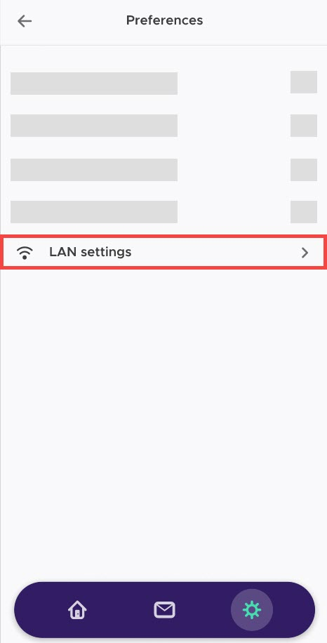 VPN Lan settings