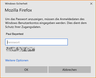 OS Identität verifizieren 2 win fx127