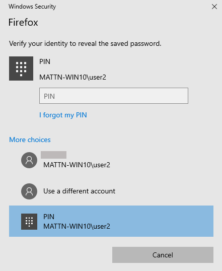 Windows OS authentication