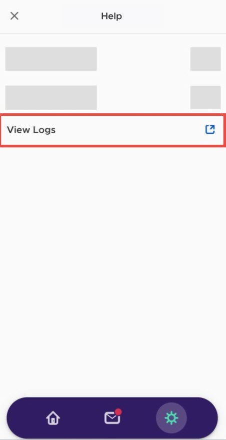 View logs