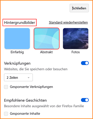 Neuer Tab Anpassen Hintergrundbilder 2 fx129