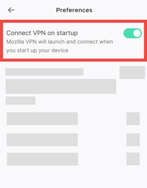 Start Up VPN