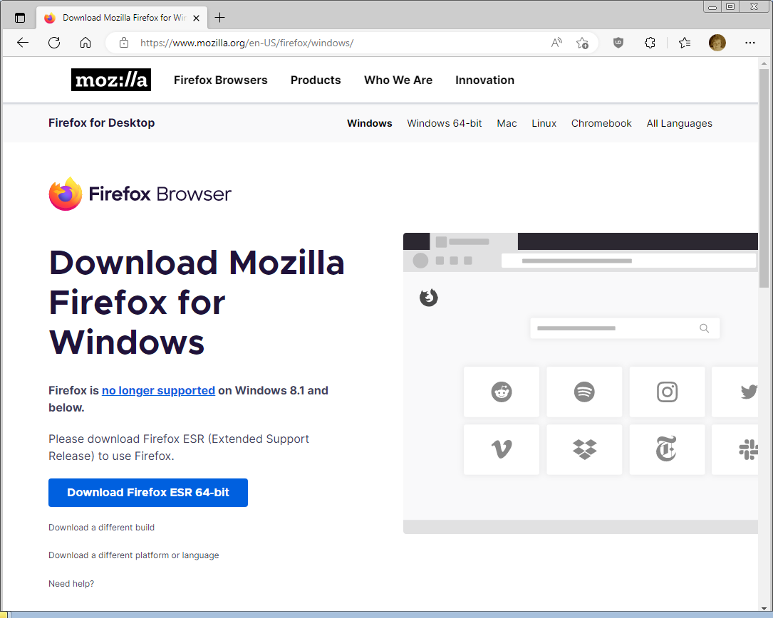 DownloadFirefoxESR-64bit-win7