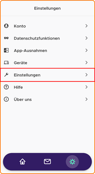 VPN Einstellungen Einstellungen