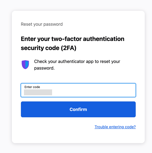 2fa code