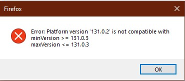 FirefoxErrorPlatformNotCompatible-bug1924833
