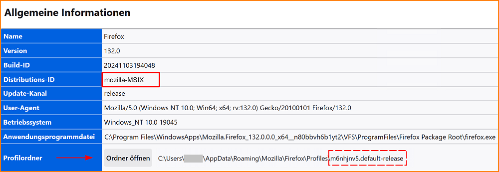 about support mit MSIX fx132