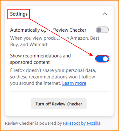 Review checker settings fx131