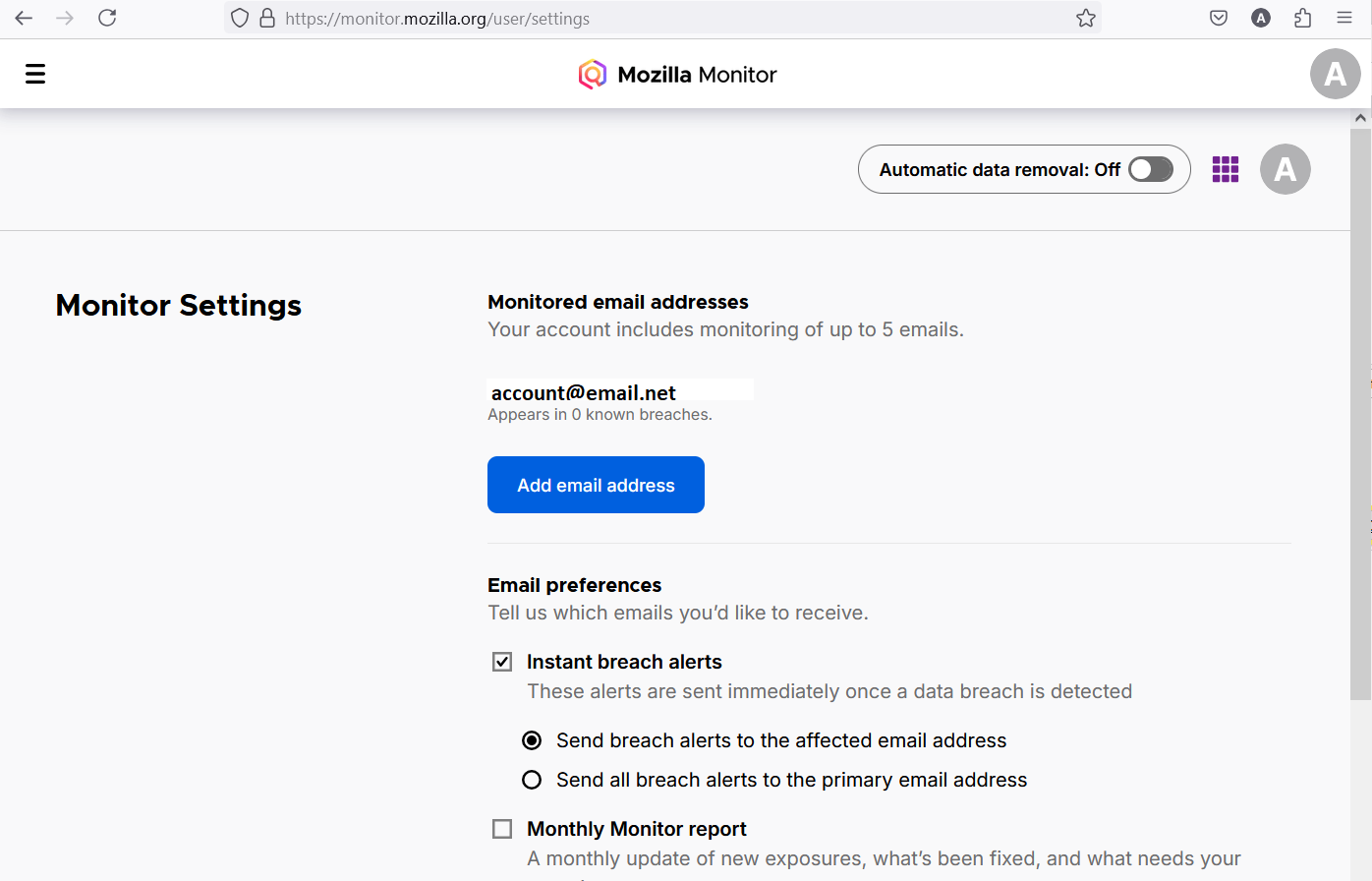 MonitorSettings