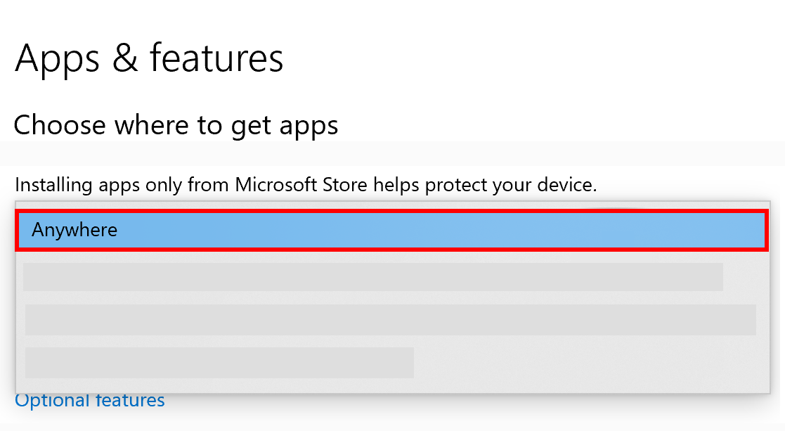 w10 Choose where to get apps