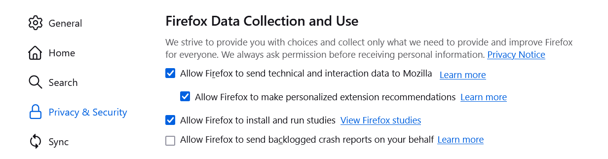 Fx128settings-DataCollection