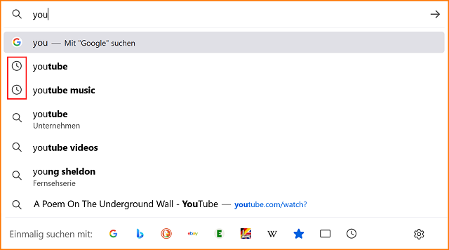 Suchchronik Vorschläge fx134