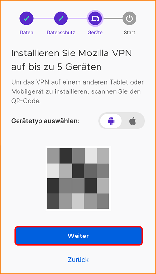 VPN Onboarding Geräte