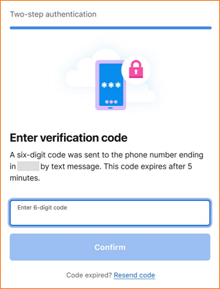Enter verification code (aus en-us)
