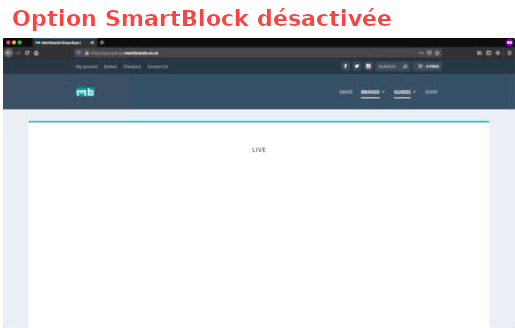 Smartblock off