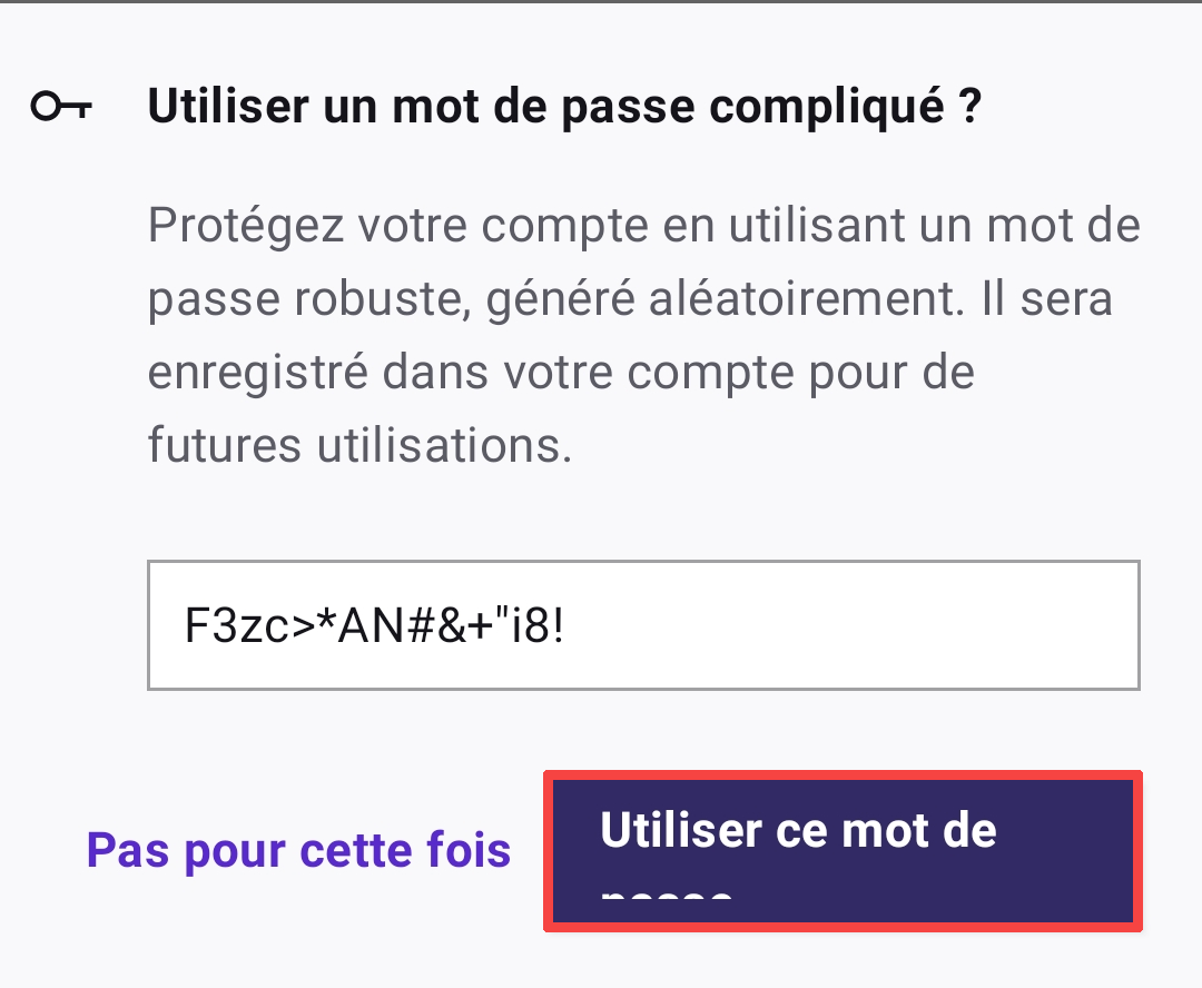 Password generator first prompt