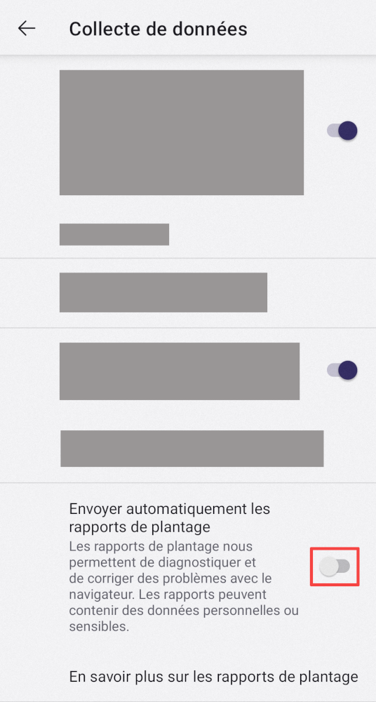 Data collection Android