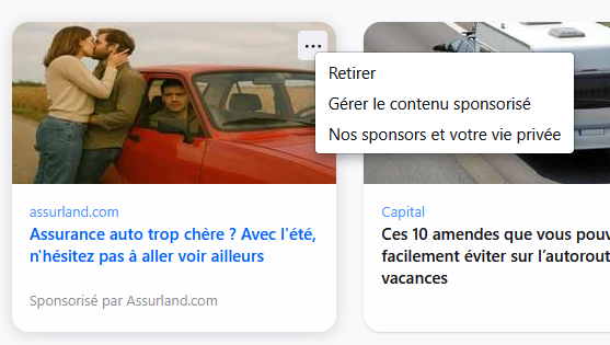 Report this ad FR - manque option Signaler cette annonce