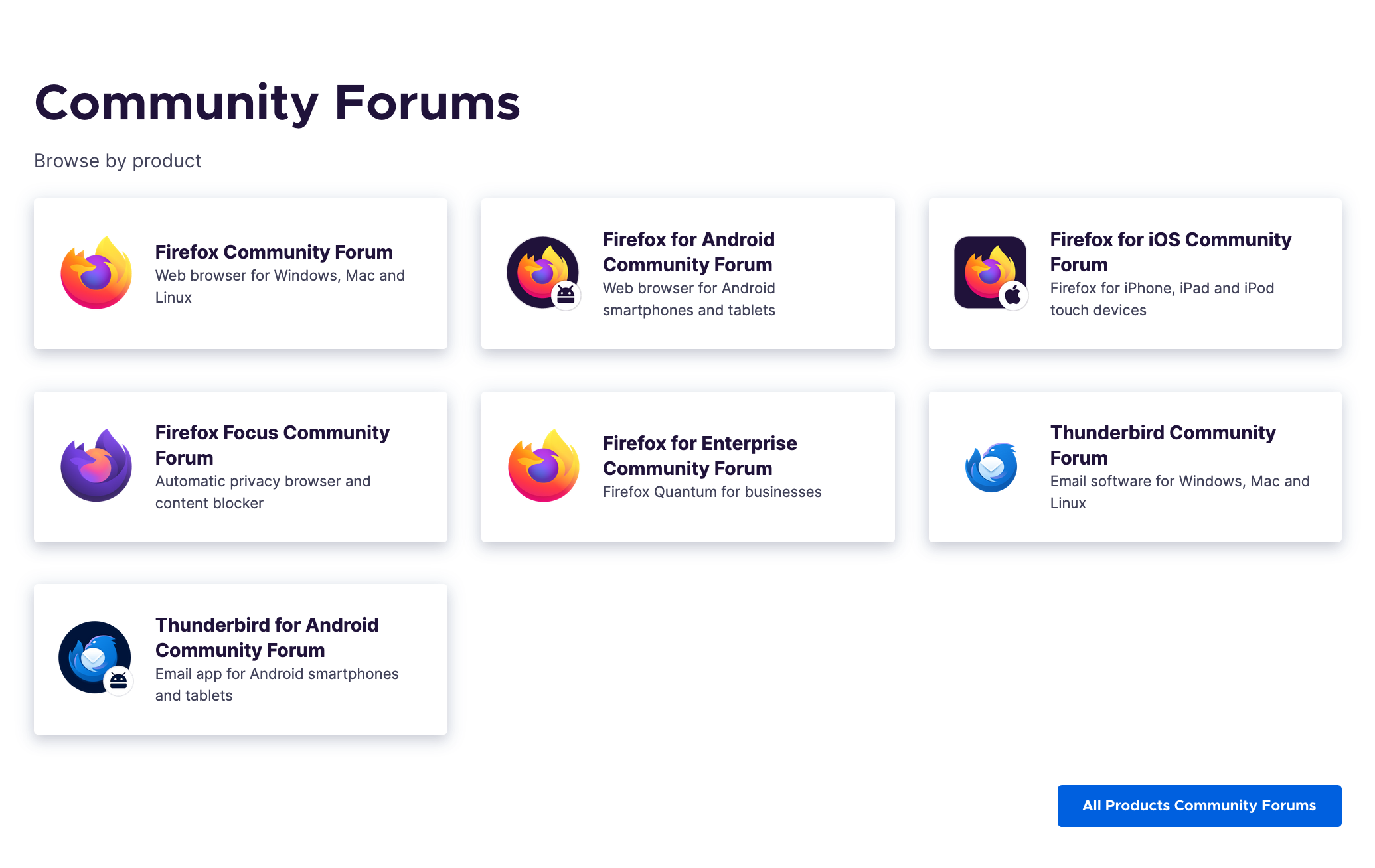 Community Forums