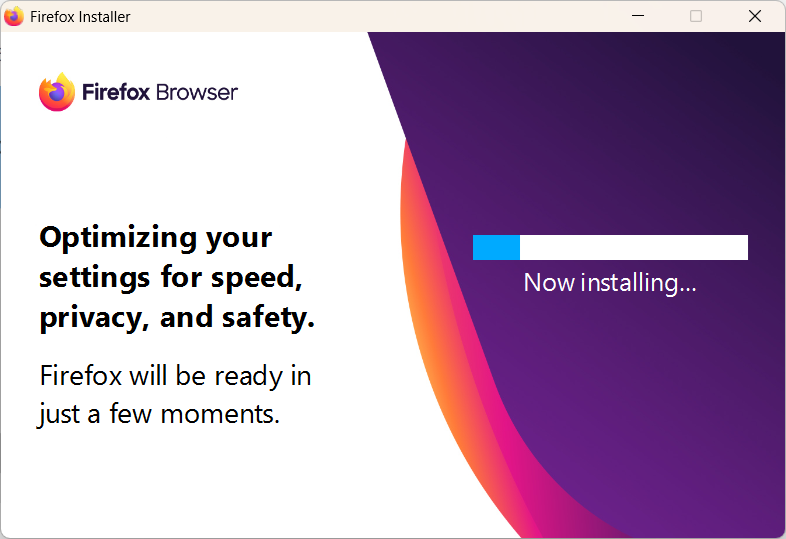 Fx141FirefoxInstaller-NowInstalling