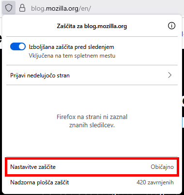 Fx142 Nastavitve zascite