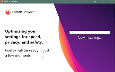 Firefox installation