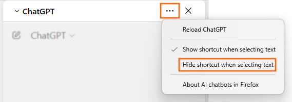 Fx142-ChatbotMenu-HideShortcutWhenSelectText
