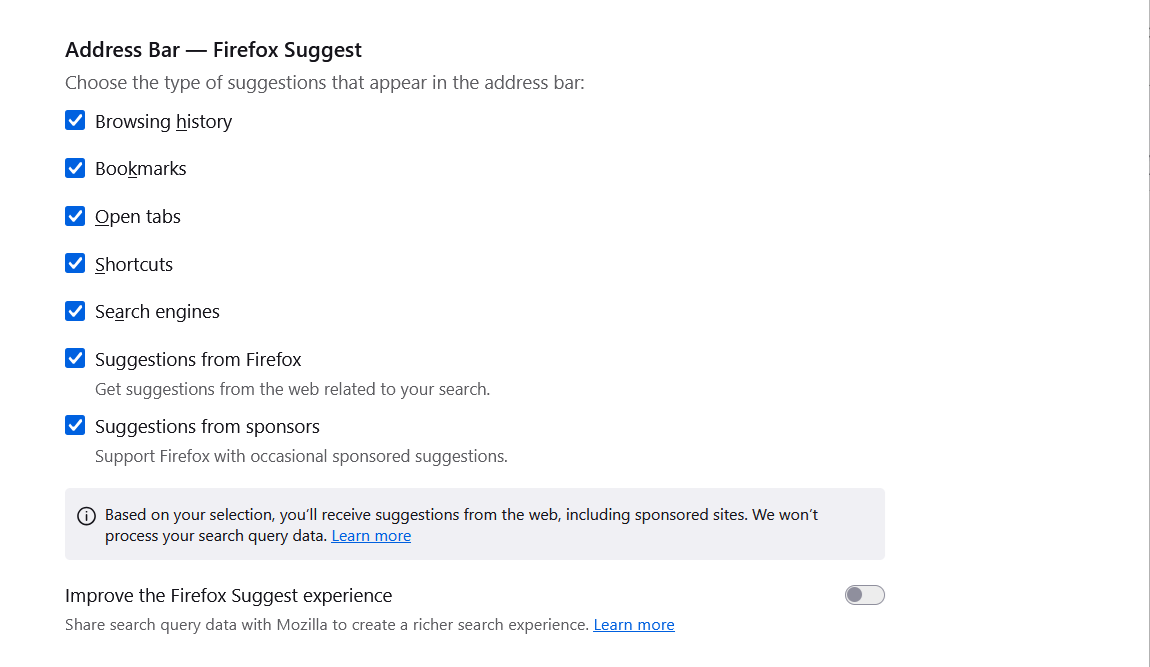 Fx128AddressBar-FirefoxSuggestSettings