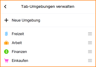 Umgebung verwalten fx142