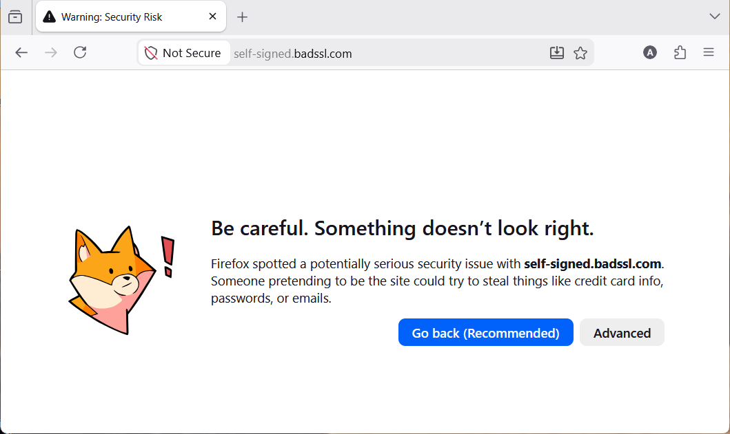 潜在的なセキュリティリスク警告のエラーコードについて | Firefox ヘルプ