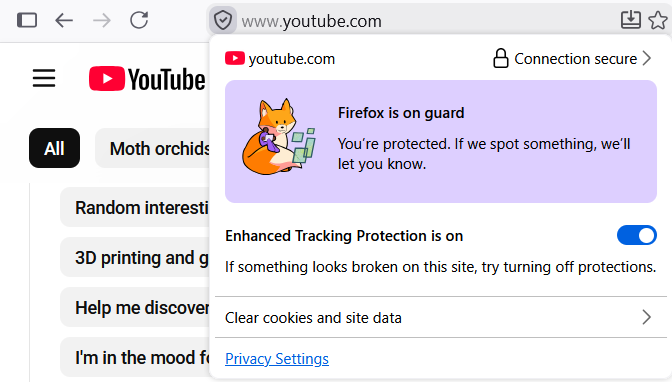 サイト情報パネル | Firefox ヘルプ
