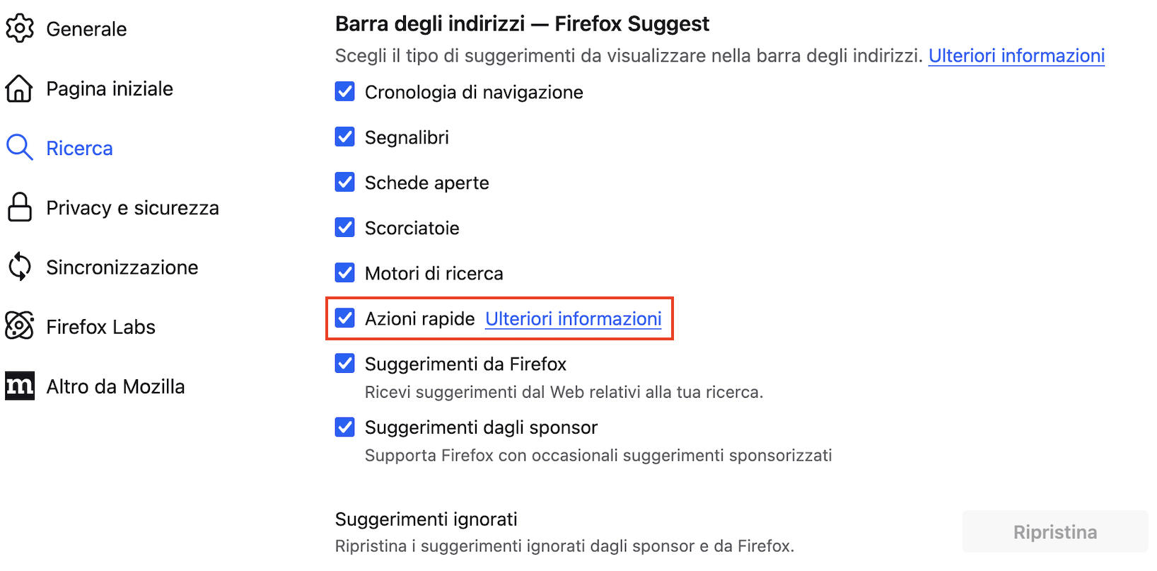 fx144_disattiva_azioni_rapide