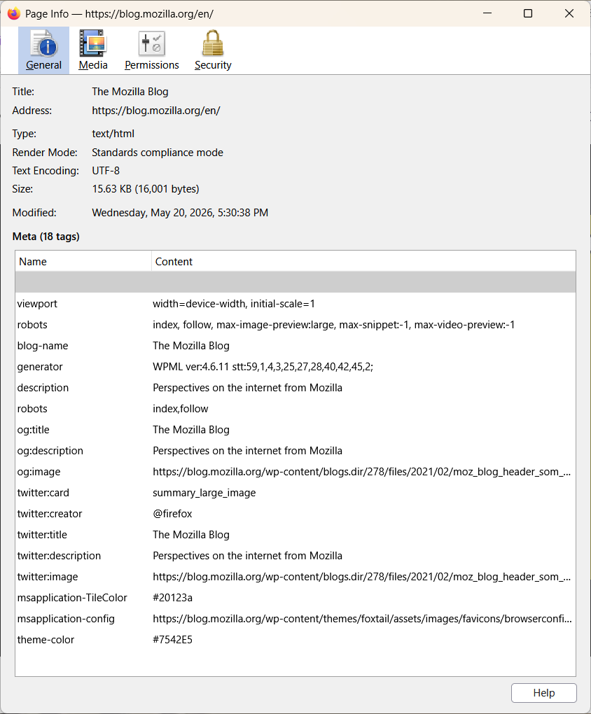 Fx150PageInfo-General