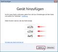 Win7_SyncGerätHinzufügenCode