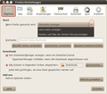 Einstellungen - Allgemein - Fx15 - Linux