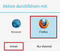 Android ICS Complete Action using Firefox Always just showing stock and ff
