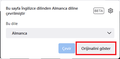 Orijinal çeviriyi göster