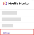 Monitor settings