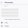 barra degli indirizzi pers