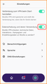 VPN Einstellungen Datenerhebung