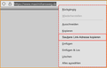 URL Saubere Link-Adresse kopieren fx137