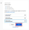 Spreminjanje gesla racuna Mozilla (maj 2025)