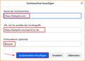 Suchmaschine hinzufügen Dialog fx140