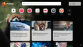 Firefox new tab page