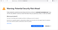 Fx142WarningPotentialSecurityRisk