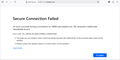 Fx142SecureConnectionFailed