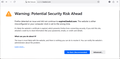 Fx142WarningPotentialSecurityRisk-Clock