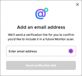 send verification link
