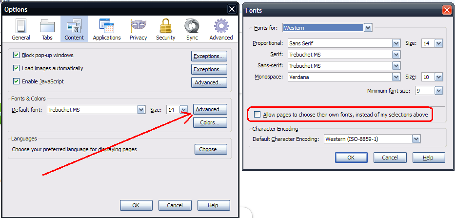 How to set bigger default font size for firefox? - Community - SitePoint  Forums